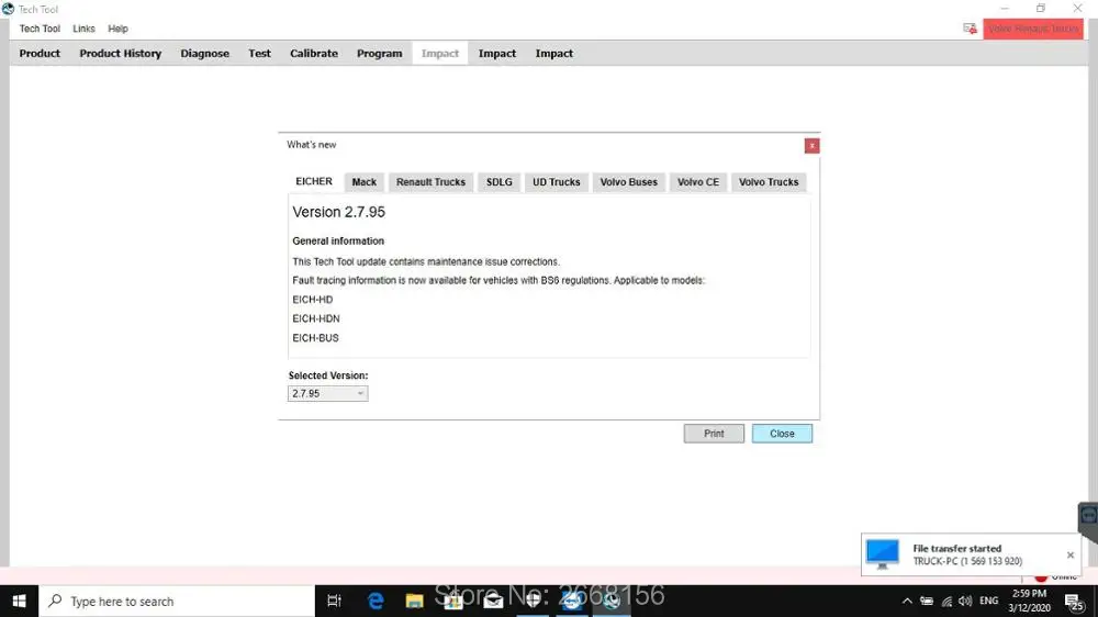 Для инструмента премиум класса PTT 2.7.95 VCADS Pro [2020] (разработка) с программой