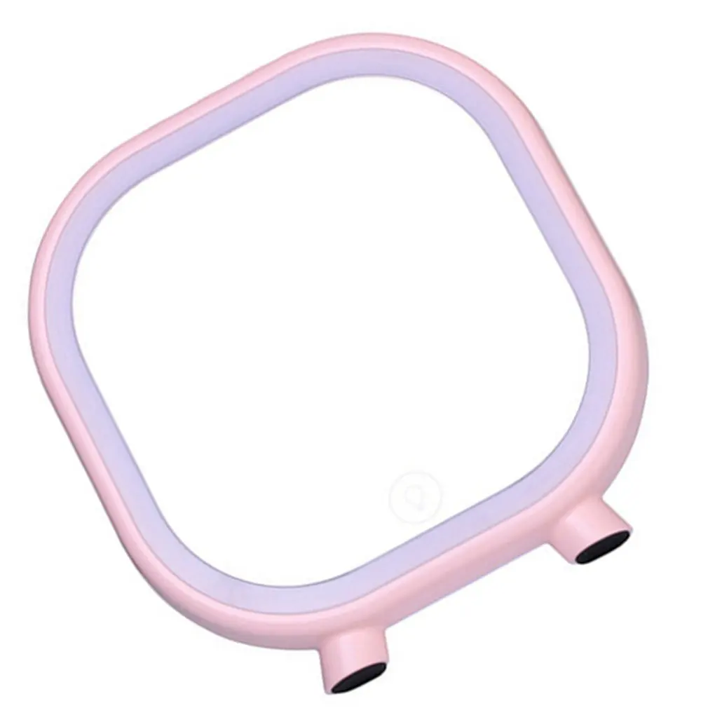 Led заполняющее зеркало для макияжа с лампой со светом круглый USB туалетный