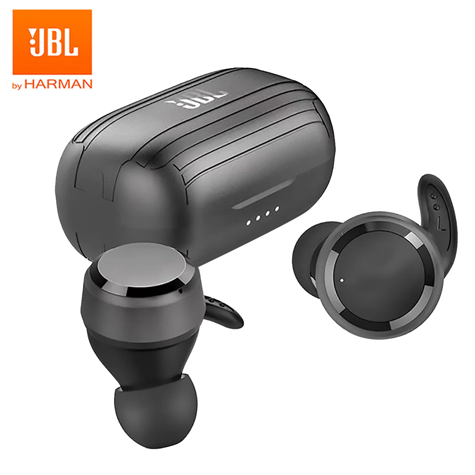 

Беспроводные наушники JBL T280 Tws, Bluetooth-наушники, спортивные наушники с глубокими басами, водонепроницаемая гарнитура с микрофоном и зарядным ...