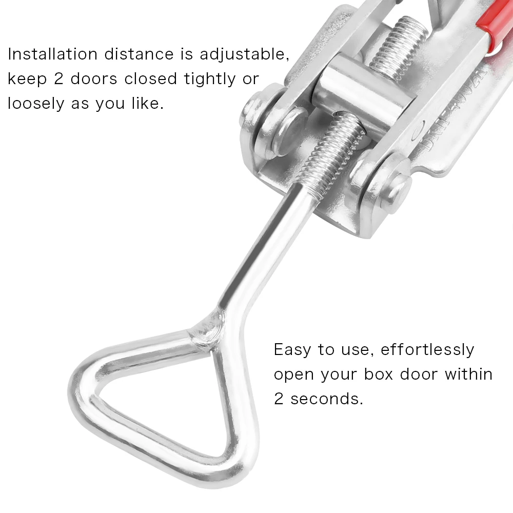 5 шт. регулируемый стальной рычажный ручной зажим переключатель защелка для
