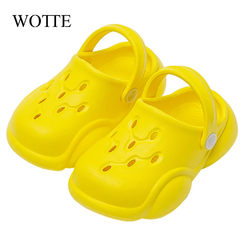 

Summer Children Slippers Cave Shoes Men Cartoon Waterproof Indoor Outdoor Slipper Boys Girls Beach Rain Shoes Non-slip Sandals