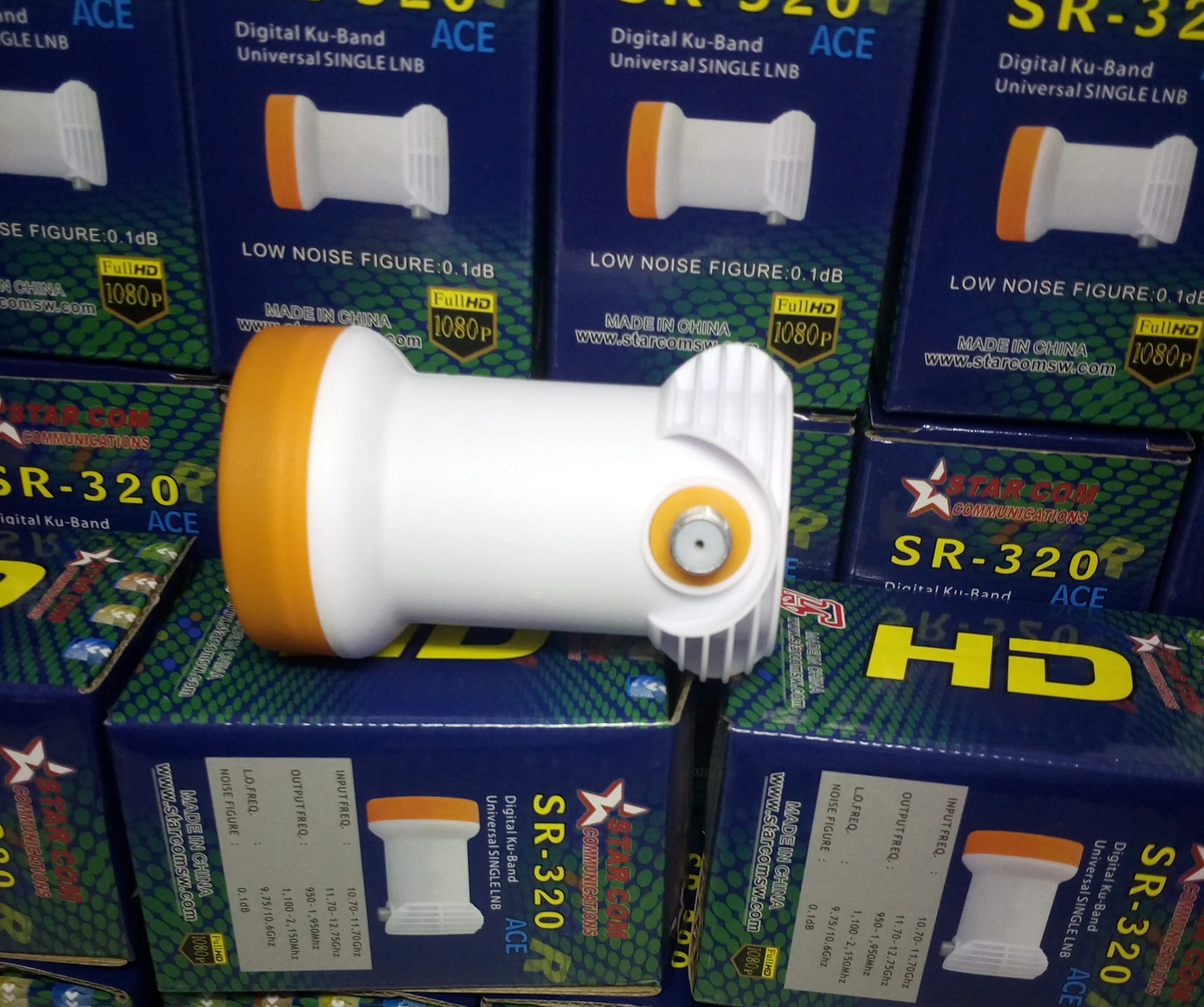 STARCOM SR-320m лучший цифровой сигнал HD универсальный KU группа single LNB из водонепроницаемого материала с высоким коэффициентом усиления низкий уровень шума LNB