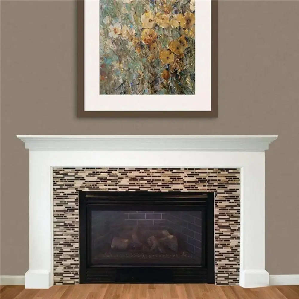 Клейкая самоклеящаяся настенная 3D плитка кирпичная полоса бумага для ванной