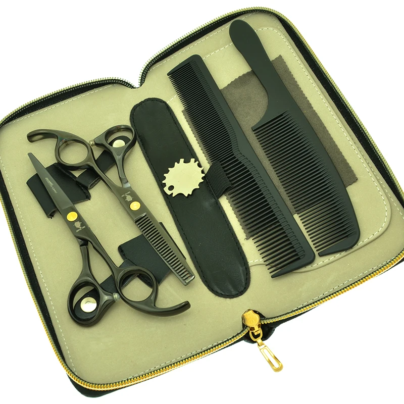 Япония сталь 5 &quotПрофессиональные Парикмахерские ножницы набор для стрижки