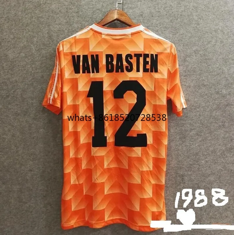 

Camiseta vintage 1988 van basten gullit 2020 camiseta
