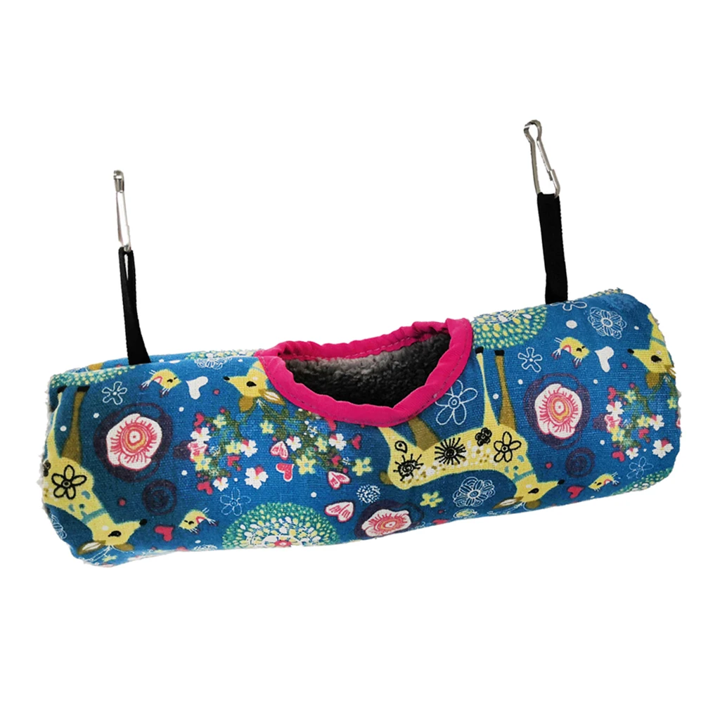 Маленький питомец туннеля игрушечный гамак пещера домик для хомяка сахар планер