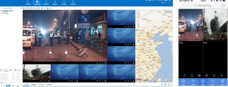 Устройство распознавания лица для полицейских правоохранительных органов |