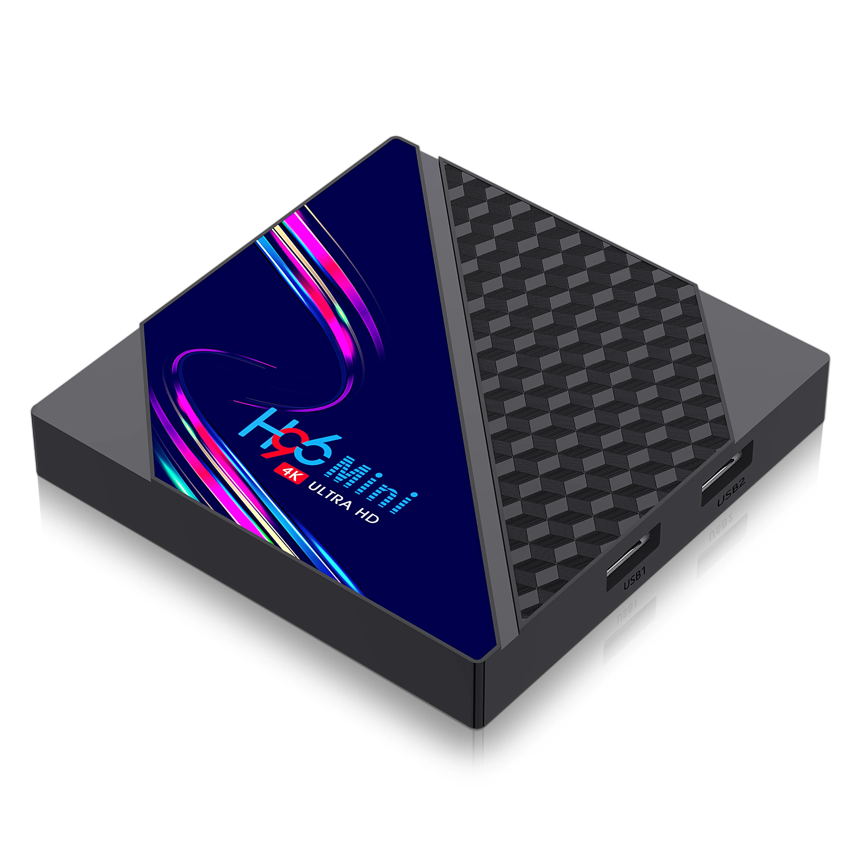 Приставка Смарт-ТВ H96 Mini V8 Android 10 0 RK3328A 4K 3D медиаплеер vs x96q android TV Box в Испании 2 4 ГГц