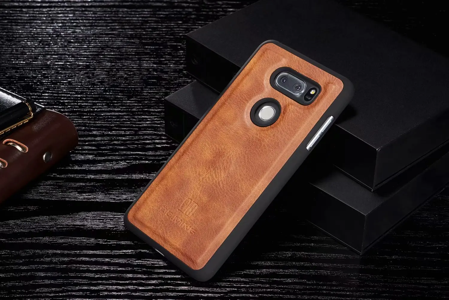 Чехол DG. MING из воловьей кожи в стиле ретро для LG V20 G6 V30 V30 plus, чехол для телефона s, съемный откидной Чехол-кошелек для LG G7 ThinQ
