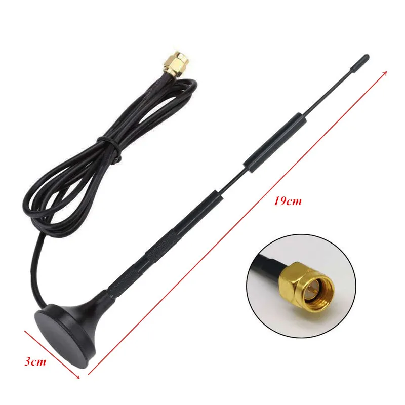 2 4G 5 8 ГГц двухдиапазонная антенна 7dBi SMA Штекерная 1 м/3 м RG174 Удлинительный кабель