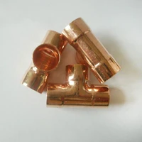 25mm inner dia x1 5mm thickness copper equal tee socket weld end feed coupler plumbing fitting water gas oil