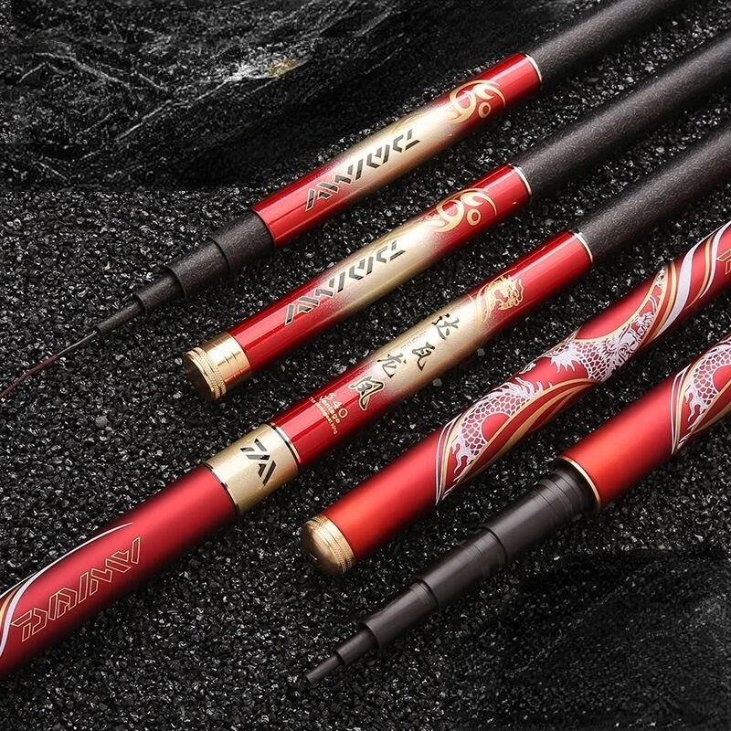 

Ultra Light Fishing Rods Fishing Rods Spinning Saltwater Telescopic Fishing Rod Modern Design Red Varas De Pesca Fishing Tackle