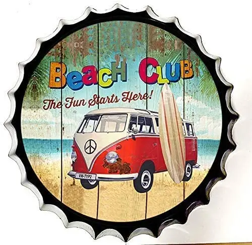 

Pig Wall Signs Bar Decorative Bottle Caps Metal Tin Signs Cafe Beer Bar Decoration Plat Wall Art Plaque Vintage Home Decor Dia