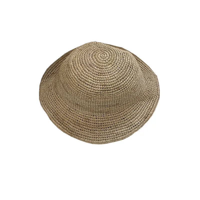 

Internet Celebrity Same Temperament Wild Raffia Dome Straw Hat Female Summer Beach Vacation Sun Hat