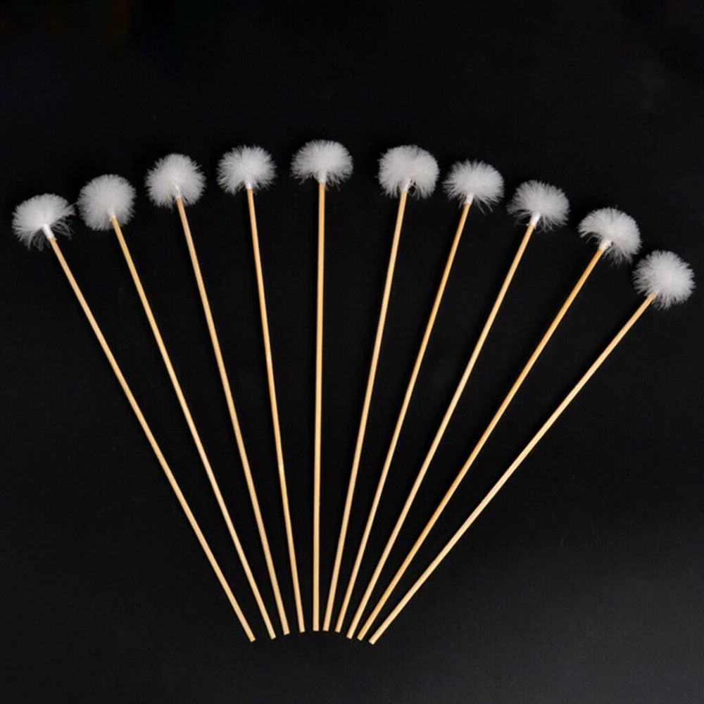 2 шт. гусиное перо для удаления ушей взрослых с бамбуковой ручкой инструменты