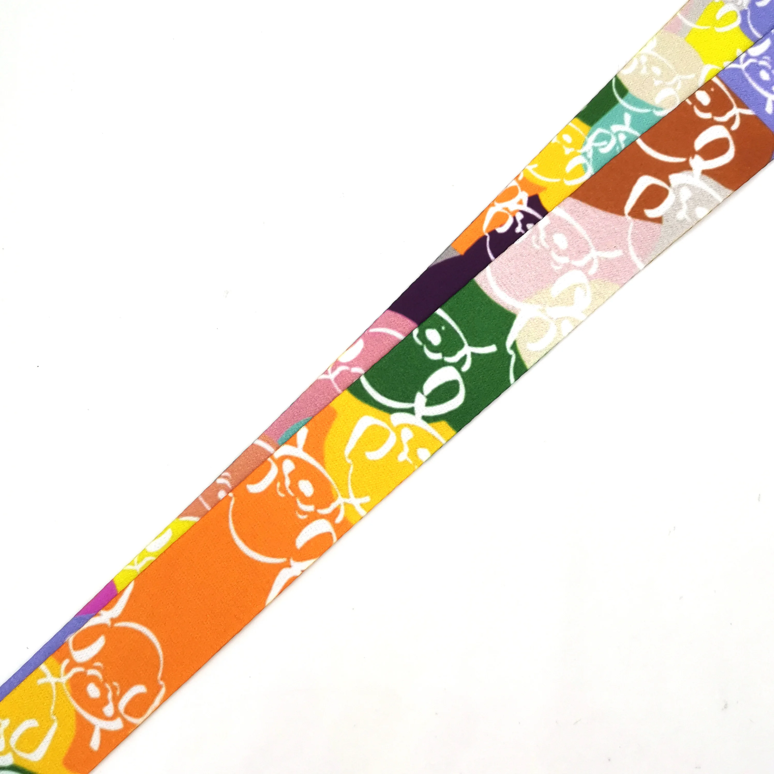 

Cartoon Dog Print Neck Strap Keychain Lanyards For Keys USB ID Badge Holder DIY Hang Rope Webbing Ribbon Mobile Accessories