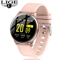 2020 new color screen women sport smart watch men women fitness tracker for iphone heart rate blood pressure function smartwatch