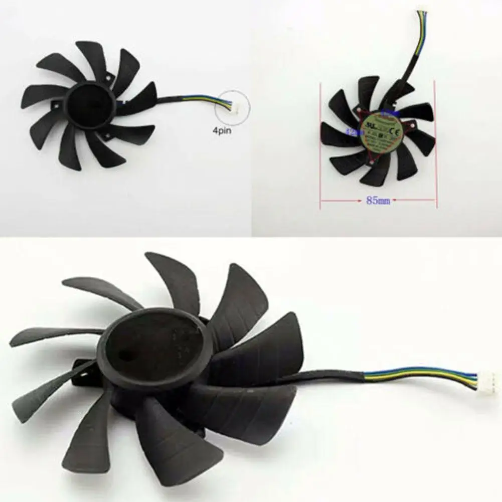 

New 12V Cooler Fan Replacement For Zotac Nvidia GTX1060 RX480 HP 6GB Card Cooling 3GB MiNi Graphics GTX 1060 V2R7