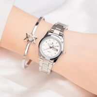 wwoor 2021 new top brand women silver luxury watch fashion quartz stainless steel elegant waterproof wristwatch relogio feminino