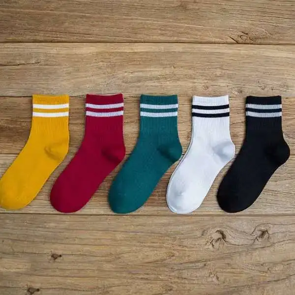 3/5 пар женские классические ретро-коньки в стиле Харадзюку | Женская одежда