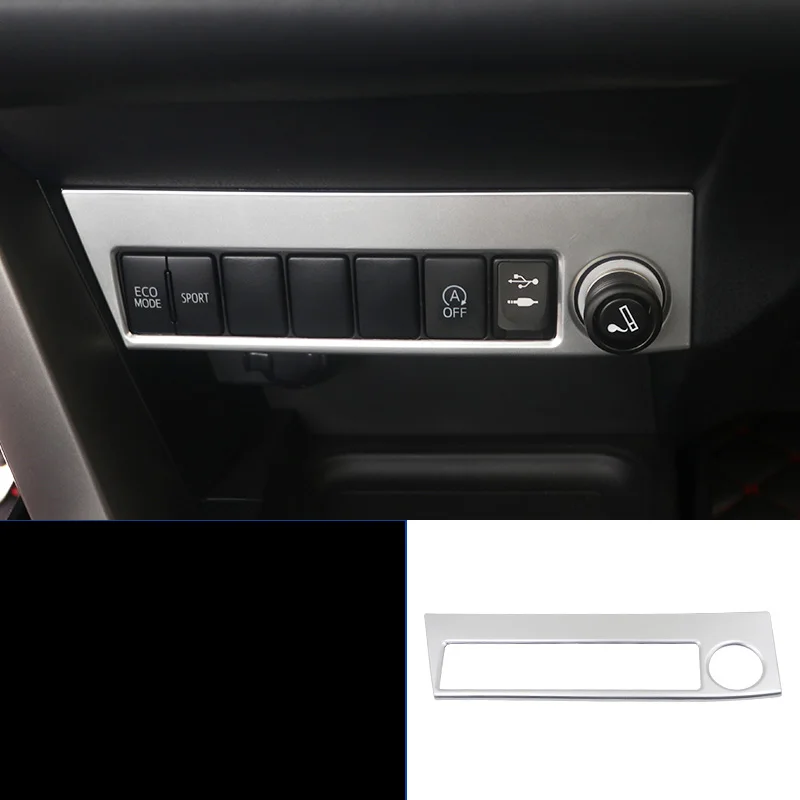 Lsrtw2017 АБС-пластик автомобильный диск эко-режим прикуриватель для toyota rav4 2013 2014 2015