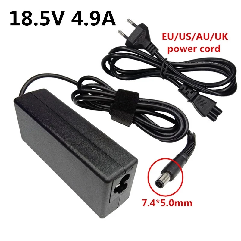 Адаптер питания для ноутбука 18 5 в 7 4 а постоянного тока 0 x мм 90 Вт адаптер