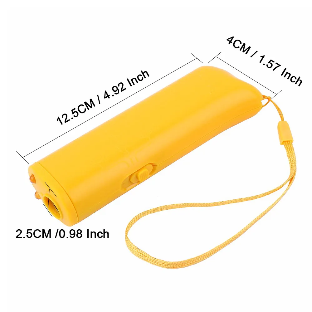 Отпугиватель собак устройство для дрессировки с подсветкой ультразвуковое 3 в 1