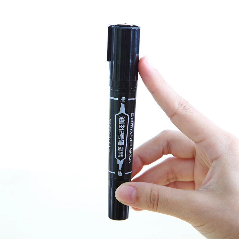 

Comix Dual Tip Sign Marker Pen 10pcs/set Waterproof Oily Marker Pen Drawing Painting Pen Student Gifts School Art Supplies
