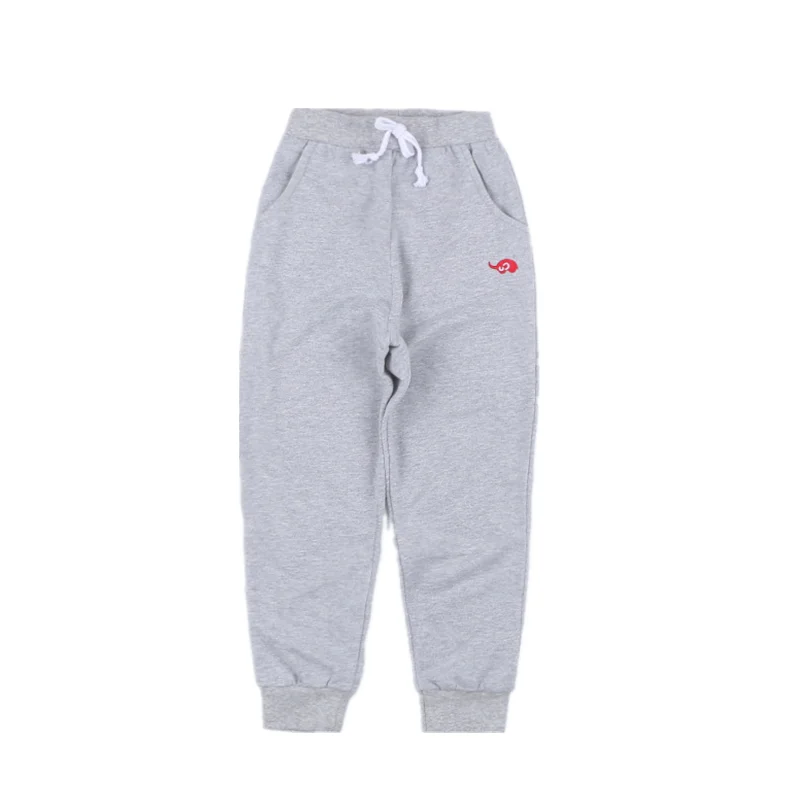 

New Children Cotton Pants Boys Girls Spring Summer Embroidery Solid Color Trousers Kids 2-7 Years Fashion Boutique Sweatpants