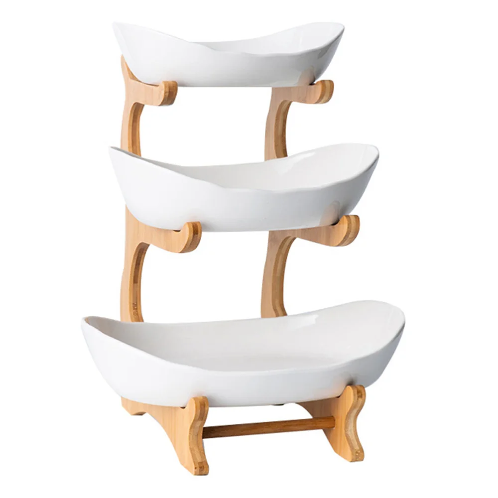 

1pc Home Three-layer Fruit Sushi Tray Creative Multi-layer Dried Fruit Basket