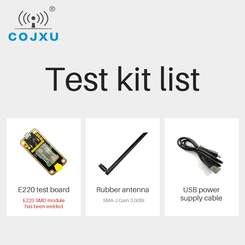 Test Board 22dBm 850~930MHz LLCC68 LoRa Module Test Kit USB Interface and Antenna UART Wireless Module E220-900TBL-01