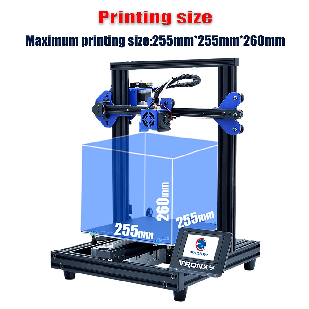 Горячая Распродажа Tronxy XY 2 Pro 3D принтеры комплект быстрый монтаж автоматическое - Фото №1