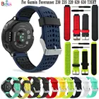 Ремешок BEHUA для Garmin Forerunner 235 220230620630, сменный спортивный силиконовый ремешок для браслета Forerunner 735XT 235Lite
