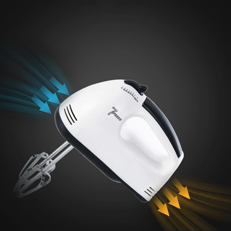 Ручной Мини миксер Многофункциональный кухонный комбайн 7 скоростей