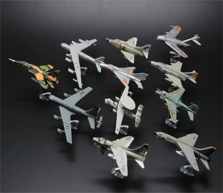 

plastic figure model toy plane 11pcs/set