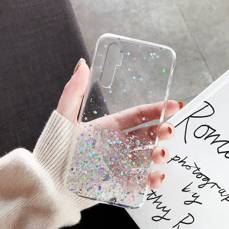 

Glitter Bling Case For Xiaomi Mi 10 Pro Case for Xiaomi Mi Note 10 Lite 9 9T A3 8 CC9 Pro A2 SE Mix 3 2 2S 8X Shell Back Cover