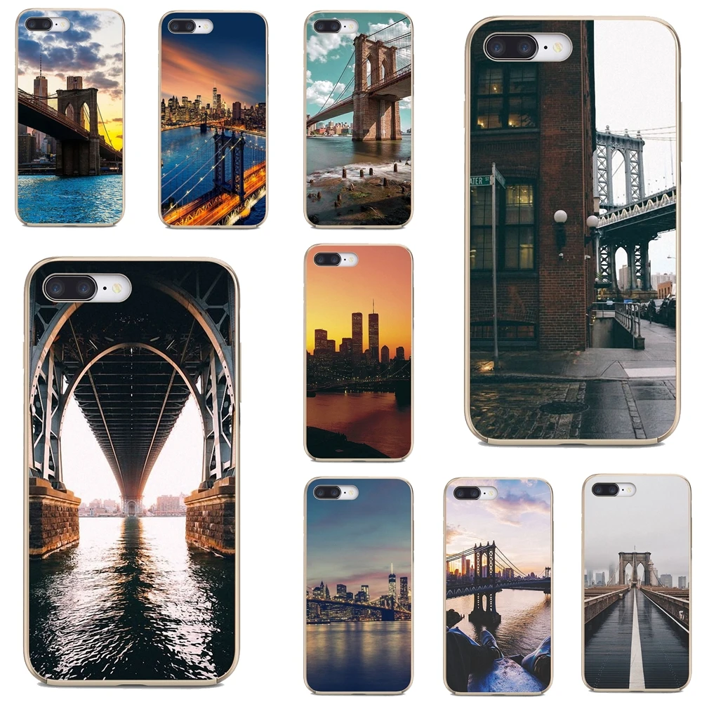 

NYC-brooklyn-bridge-New-York-City For iPod Touch iPhone 10 11 12 Pro 4S 5S SE 5C 6 6S 7 8 X XR XS Plus Max 2020 Case Cover