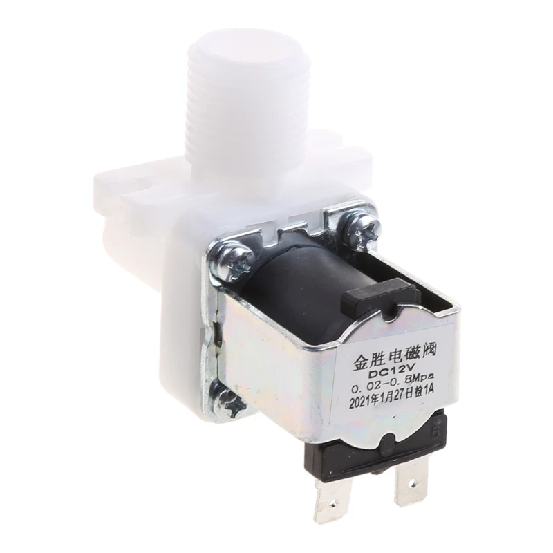 

1/2" Male Thread Water Inlet Electric Solenoid Valve 12V Normally Closed Water Flow Pulsed Electromagnetic Valve