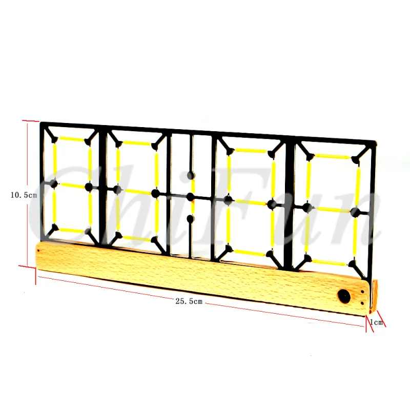 Светодиодные часы двусторонний источник питания USB изысканный и лаконичный