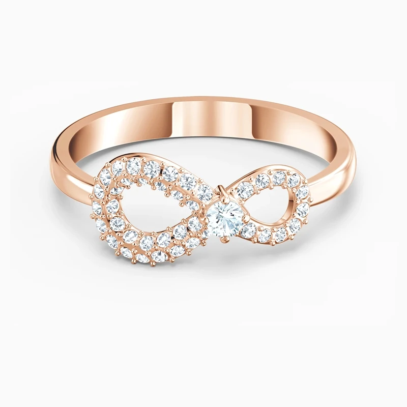 

2020 Fashion New Rose Gold INFINITY HEART, Y-shaped Ladies Necklace Original Woman Jewelry to Give Girlfriend Birthday Best Gift