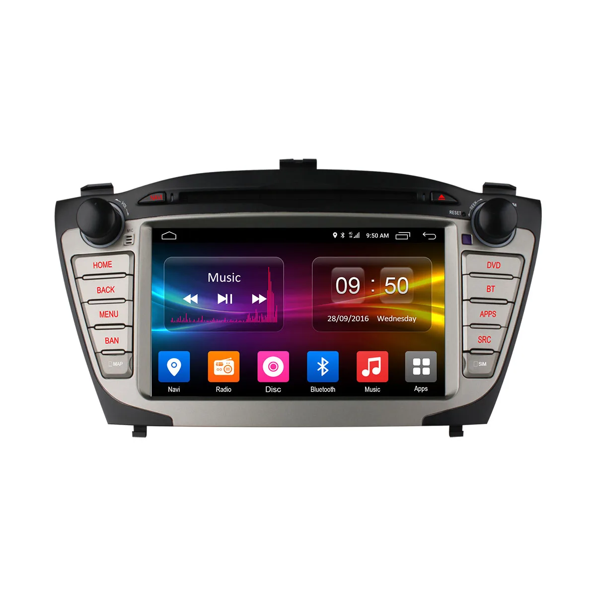 Автомобильный DVD плеер Ownice C500 Android 6 0 8 ядер GPS Navi для Hyundai Ix35 2009 2015 радио видео Wi Fi 4G 2