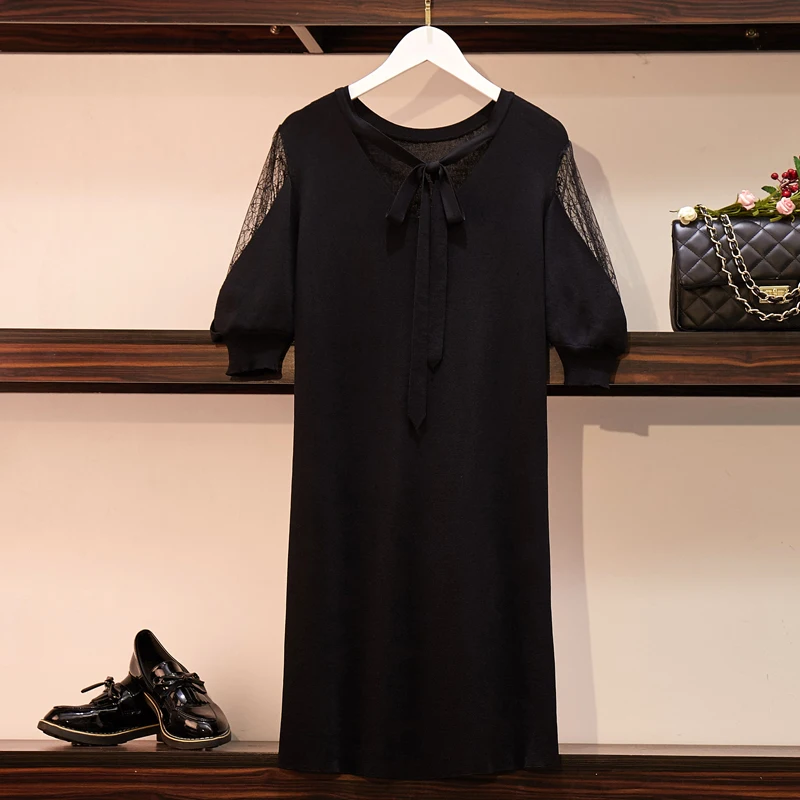 Настоящая женская одежда большого размера толстый мм весенне-летнее французское