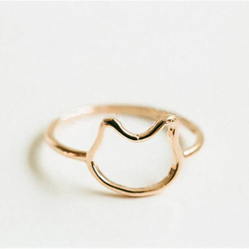 Модные кольца с животными в форме кошачьей головы для женщин | Украшения и