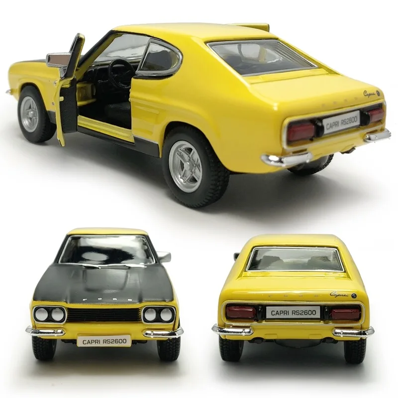 HOMMAT 1/32 весы 1970 Ford Capri RS2600 винтажная модель автомобиля Литые металлические 1:32