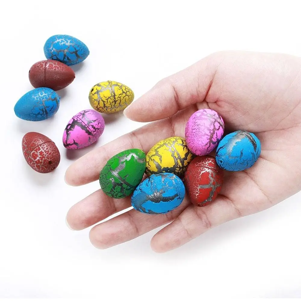 

20pcs/lot Novelty Gag Toys Children Toys Cute Magic Hatching Growing Animal Dinosaur Eggs for Kids Educational Toys Gifts