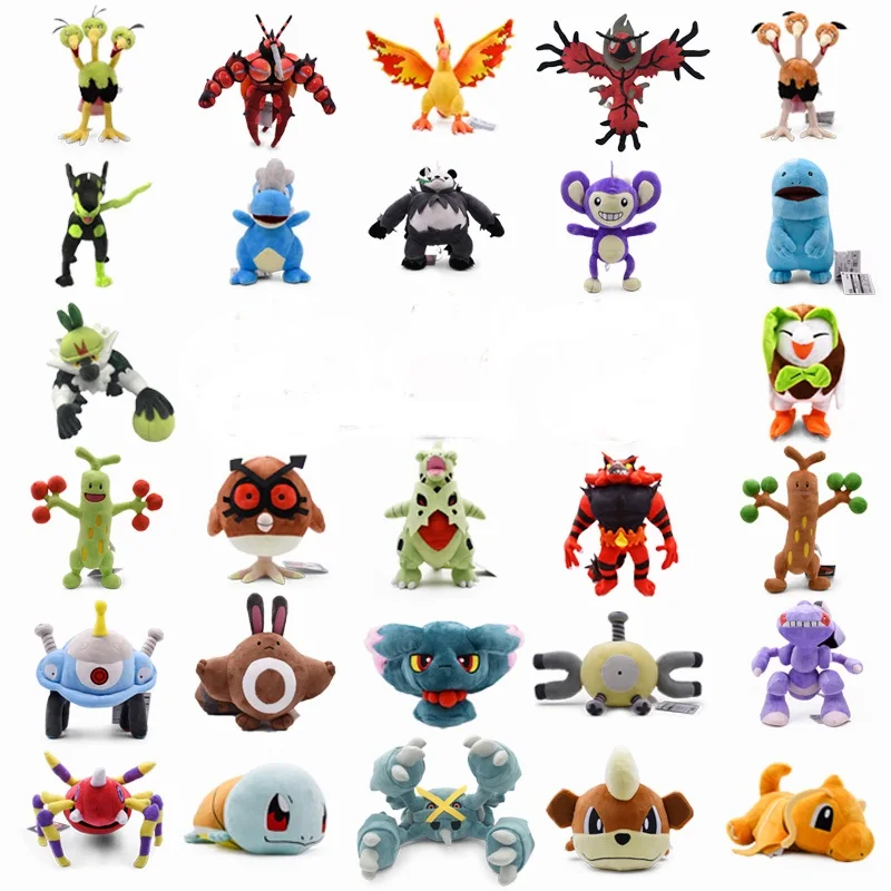Плюшевая Стрекоза Aipom Bagon Buzzwole Dartrix Hoothoot Growlithe мягкая положительная энергия
