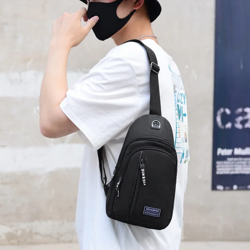 Мужские сумки через плечо для путешествий школьная поясная сумка на молнии