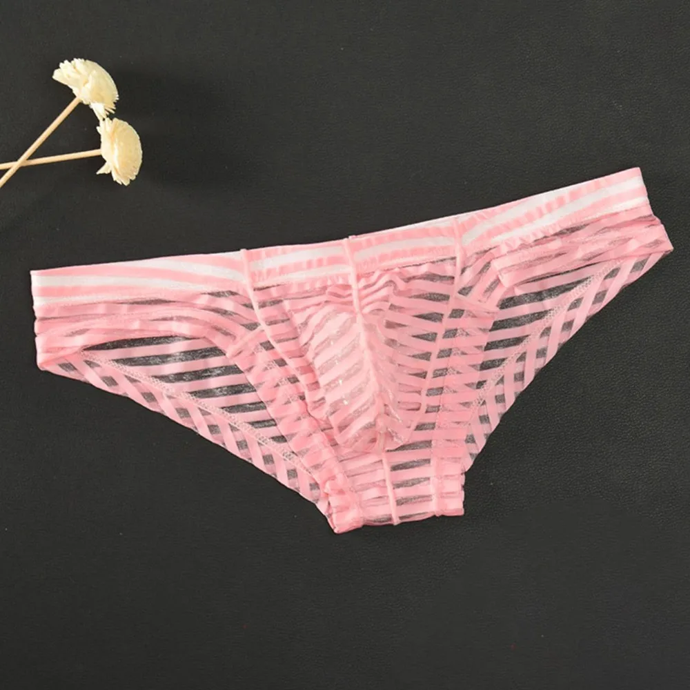 

Fashionable Underwear Low-Waisted Men Replace Soft Thin Transparent Appeal