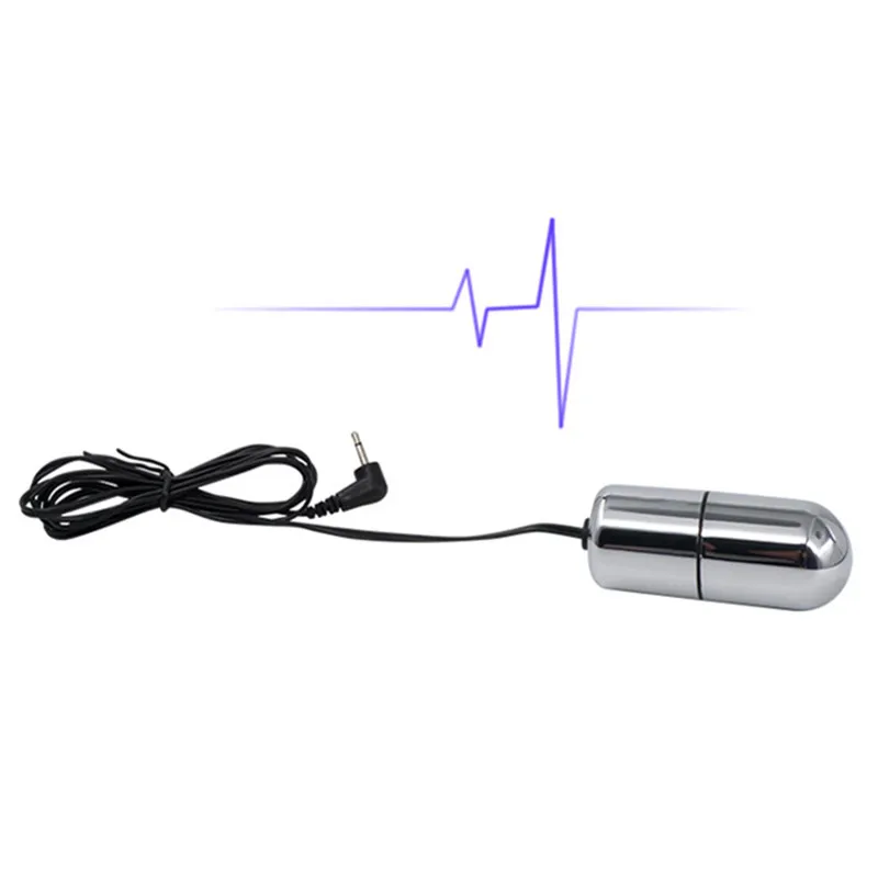 Electro Shock Toys Anal Plug Anus Massage G-spot Stimulator Mini Bullet Vibrating Jump Egg Sex for Woman Men I9-252 | Красота и