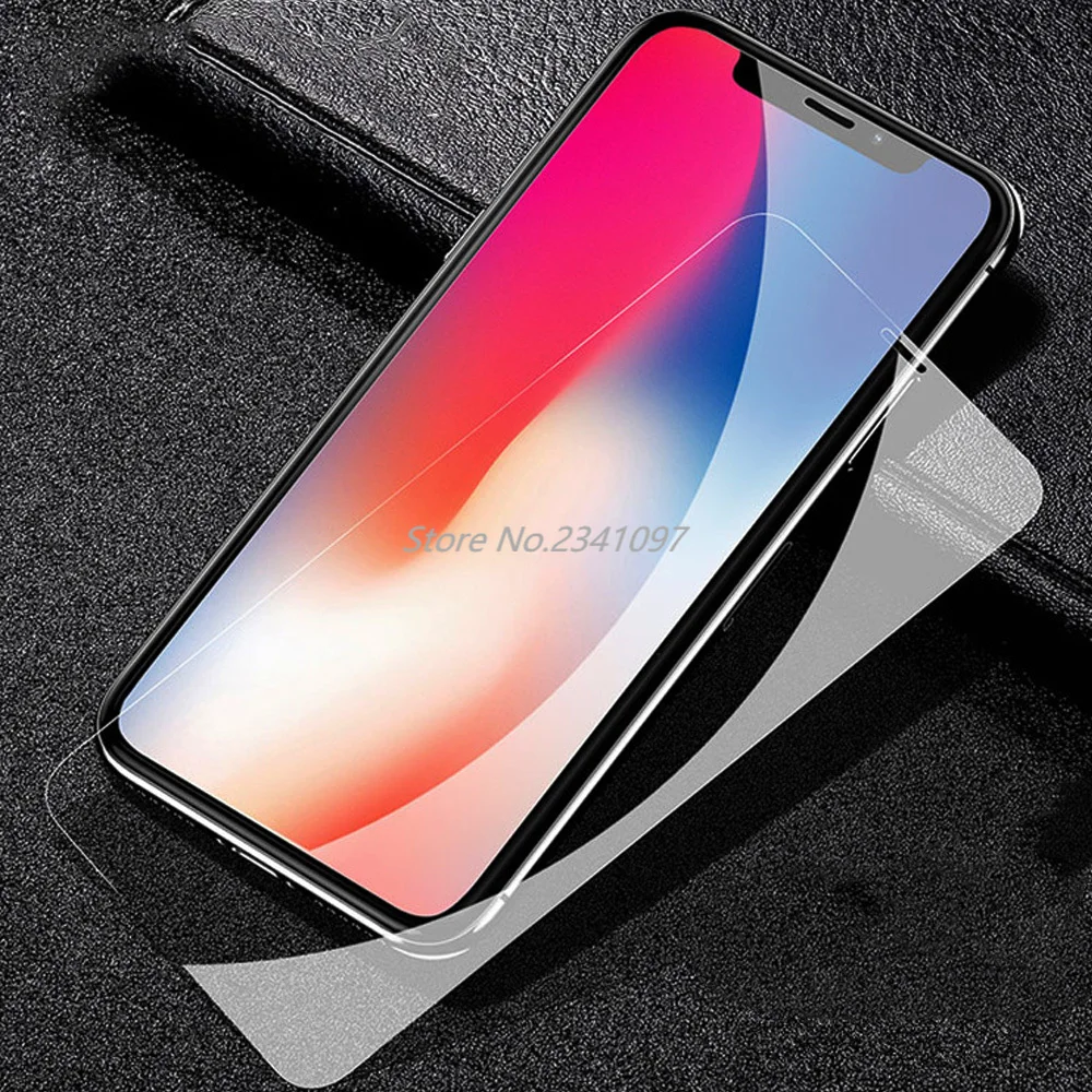 Закаленное стекло чехол для iPhone X XS MAX XR жесткая Защитная пленка экрана 4 4S 5C 5S SE 6 6S 7